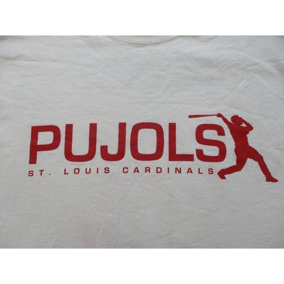 Albert Pujols St Louis Cardinal Shirt Mens Extra Large Baseball MLB Short Sleeve - Picture 3 of 9